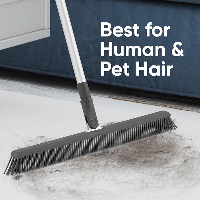 Superio 16"" Slim Silicone Salon Broom - Image 5