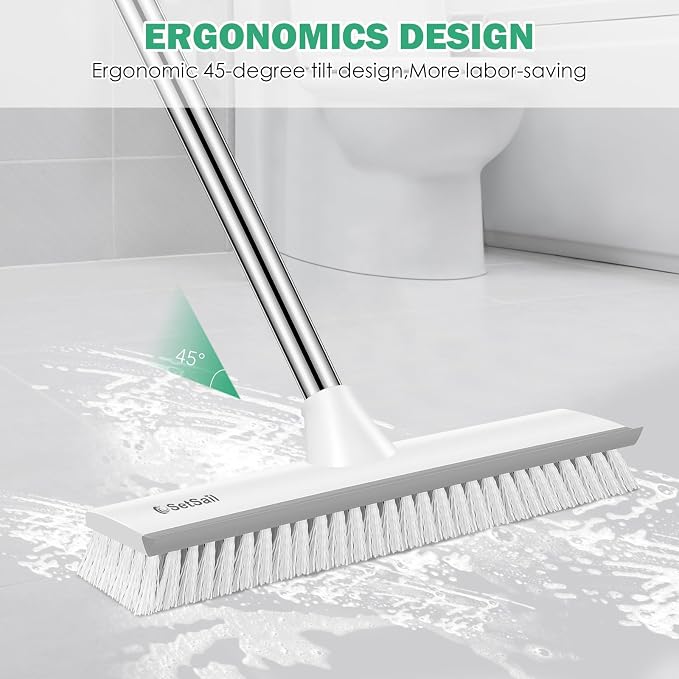 SetSail Upgraded Large 12 in Wide Floor Scrub Brush - Image 5