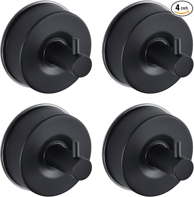 JOMOLA Stainless Steel Bathroom Suction Hooks by JOMOLA
