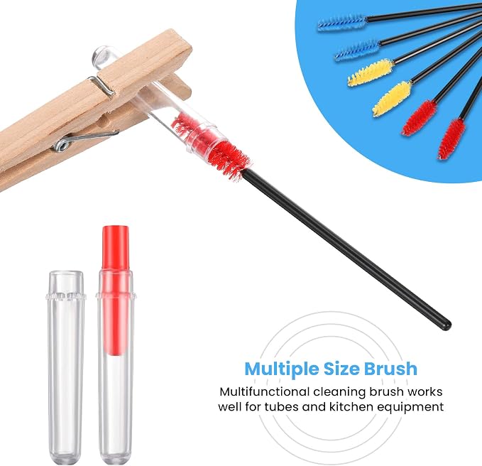 Outus 30 Pieces Hummingbird Feeder Cleaning Brush Mini Nylon Brush Set Cleaner - Image 5