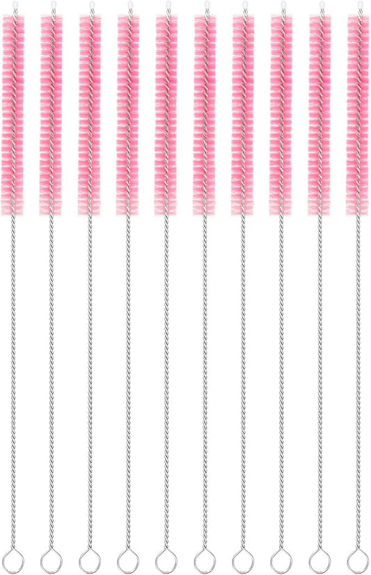 uxcell 10Pcs Drinking Straw Cleaning Brushes, Sippy Cup, Bottle and Tube by uxcell