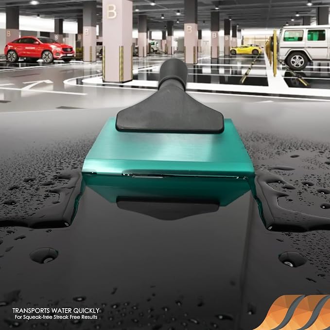 EHDIS Small Squeegee 5 inch Rubber Window Tint Windshield Scraper - Image 3