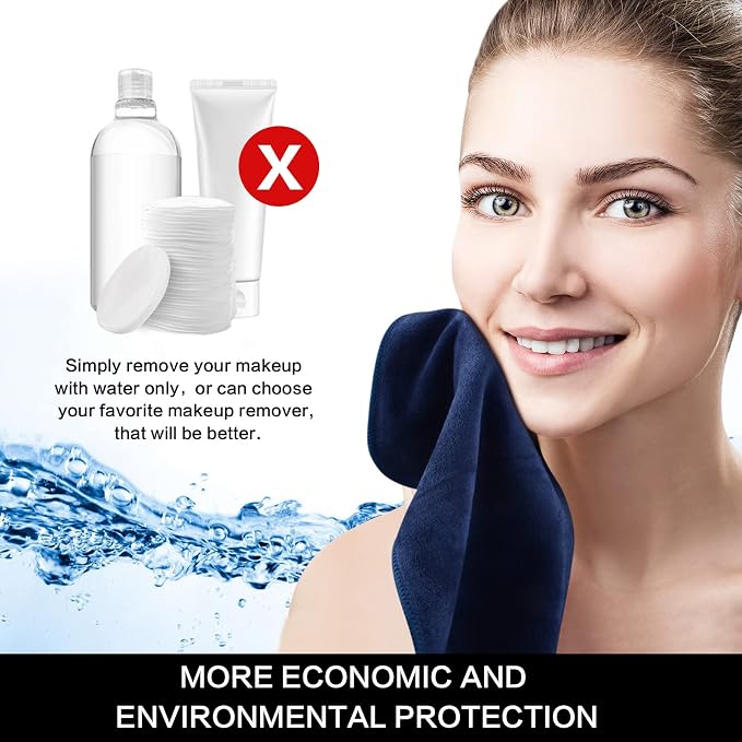 SINLAND Microfiber Facial Cloths Fast Drying Washcloth 12inch x 12inch - Image 7