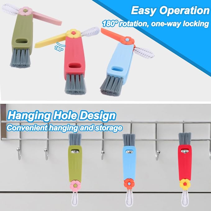 XANGNIER 3 in 1 Cup Lid Gap Cleaning Brush Set, 3 Pack Water Bottle Crevice - Image 6