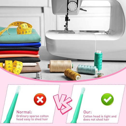 Sewing Machine Cleaning Swabs Micro Applicator Brushes Disposable Clean Brushes - Image 5