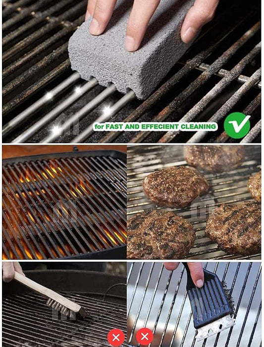 Non Scratch BBQ Grill Stone Cleaning Block Griddle Brick Oven Stone Scrubber - Image 2