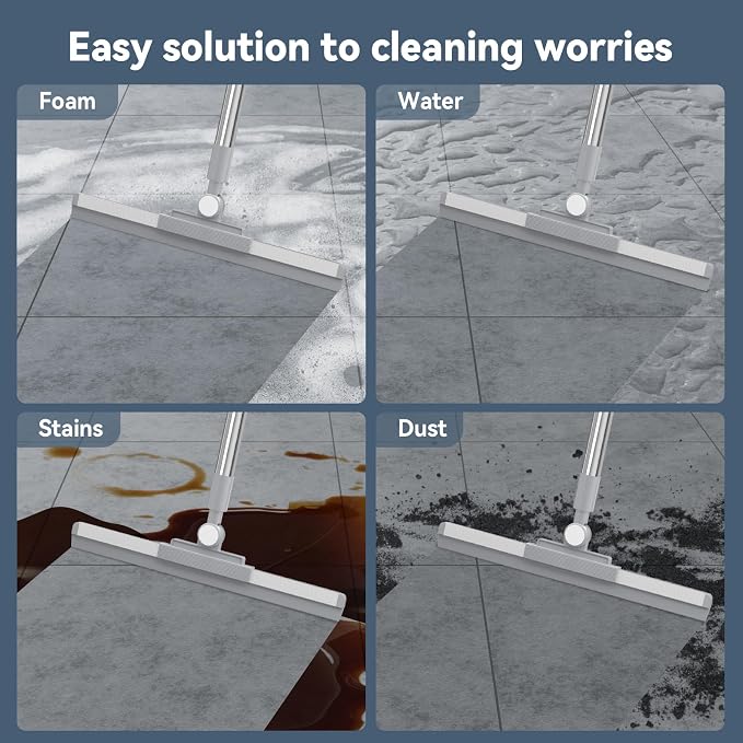 Floor Squeegee with 180° Rotating Head, Squeegee - Image 3