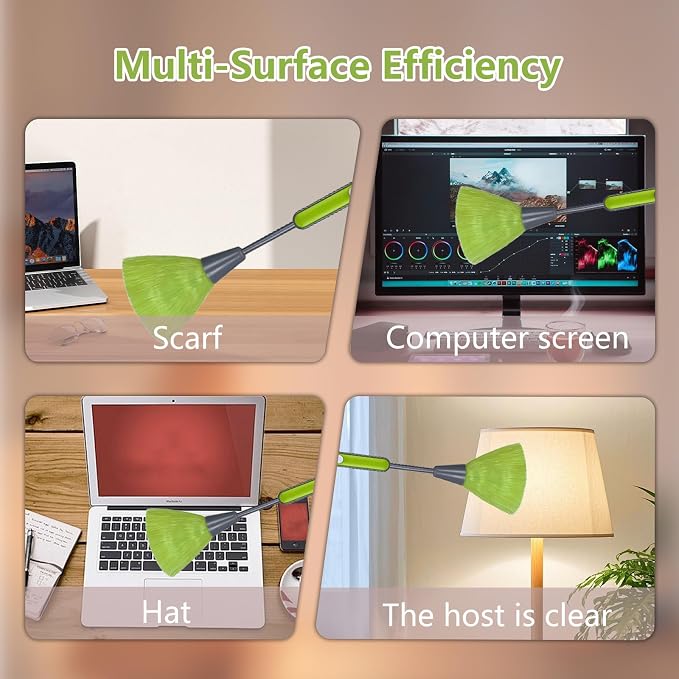 Mini Duster for Desk and Office Small Microfiber Cleaning Tool 10" Dusters for - Image 7