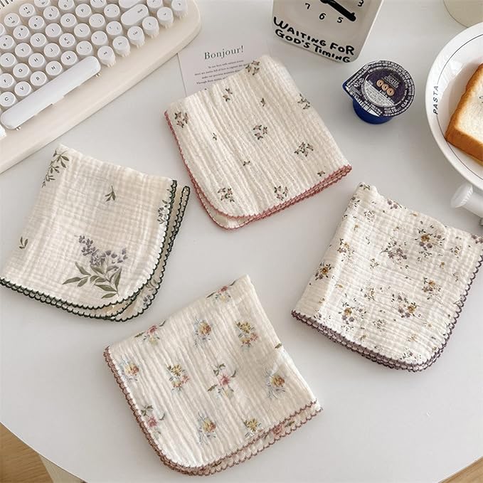 BuLuTu Reusable Cleaning Cloths 100% Cotton Muslin Dishcloths - Image 3