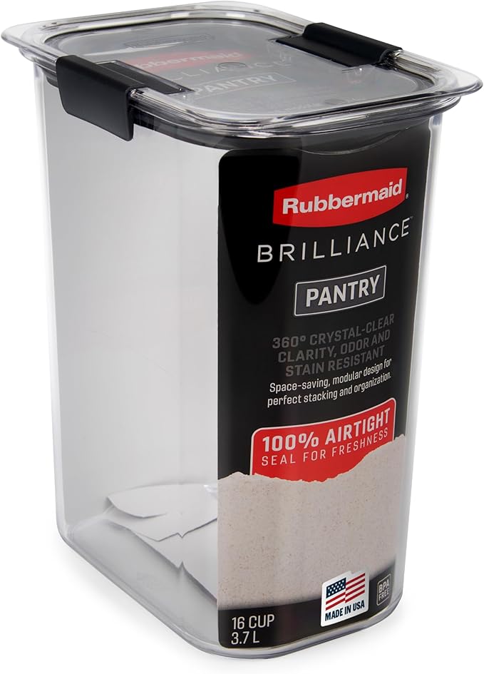 Rubbermaid Brilliance 16-Cup Airtight Food Storage Container by Rubbermaid