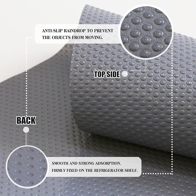 10Pcs Refrigerator Liners, Washable Fridge Liner Shelf Mats Refrigerator Pads - Image 5