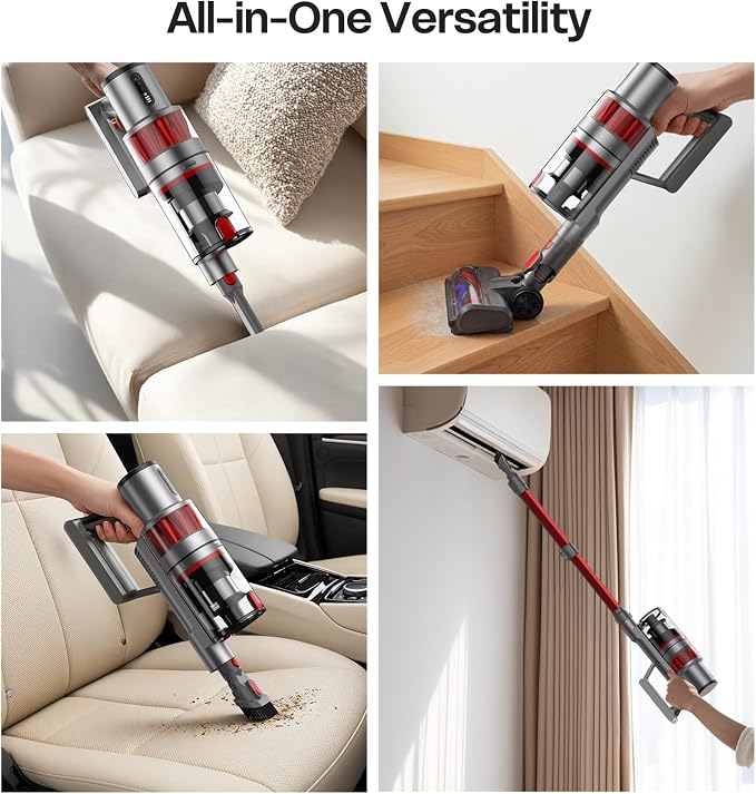 Cordless Vacuum Cleaner, 600W/50KPA, Stick Vacuum - Image 7