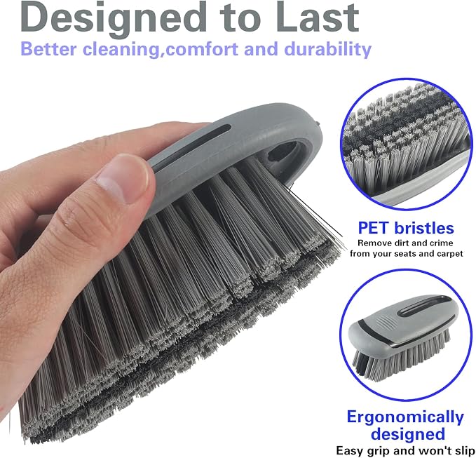 Carpet and Interior Cleaning Brushes, car wash Brush, Carpet Washing Brushes - Image 4
