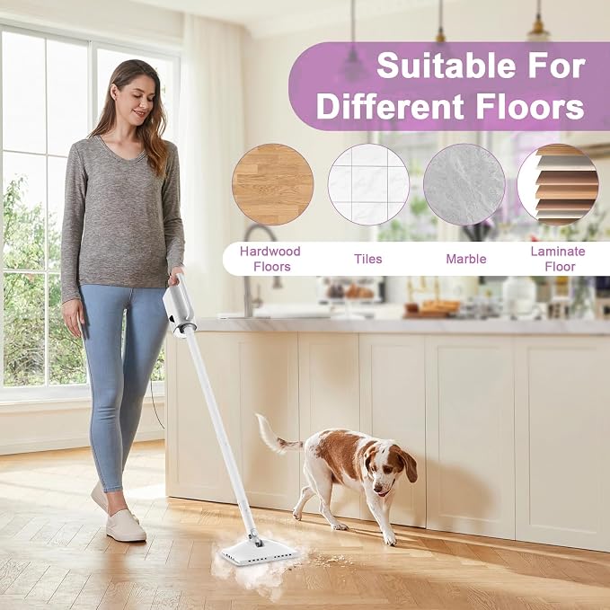 Steam Mop Cleaner, 7 in 1 Rotated Steam Cleaner - Image 7