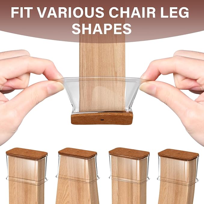 Chair Leg Floor Protectors Rectangle Chair Leg Protectors - Image 6