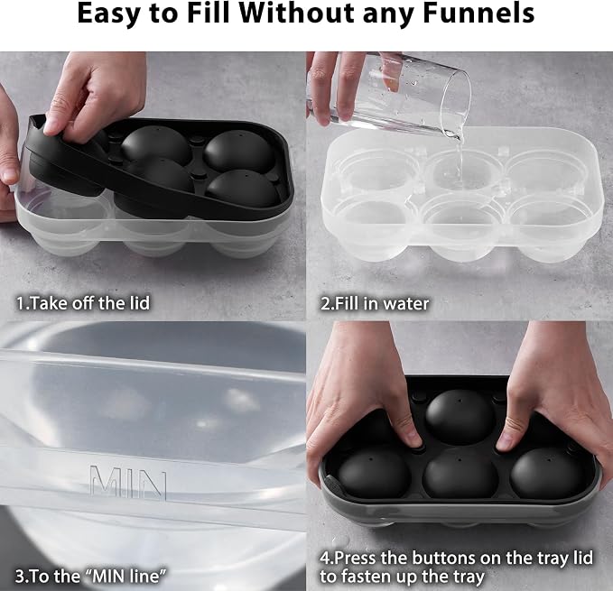 2.5inch Spherical Ice Ball Tray - Image 4