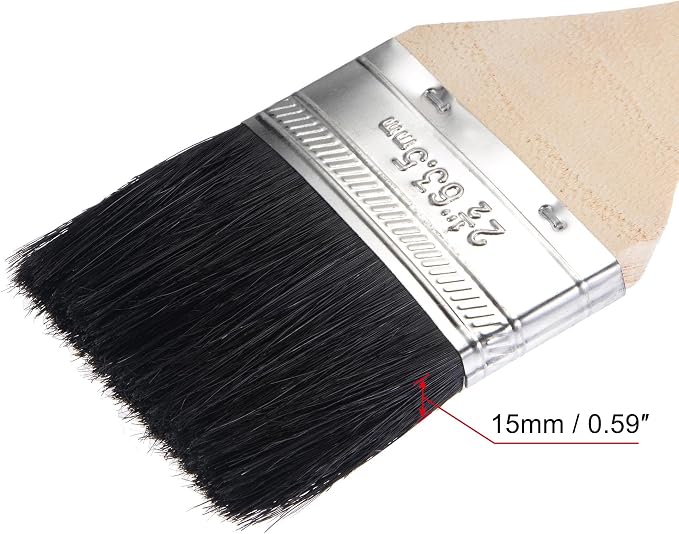 uxcell Bent Radiator Paint Brush 17" Length 2.5" Width Bristle - Image 3