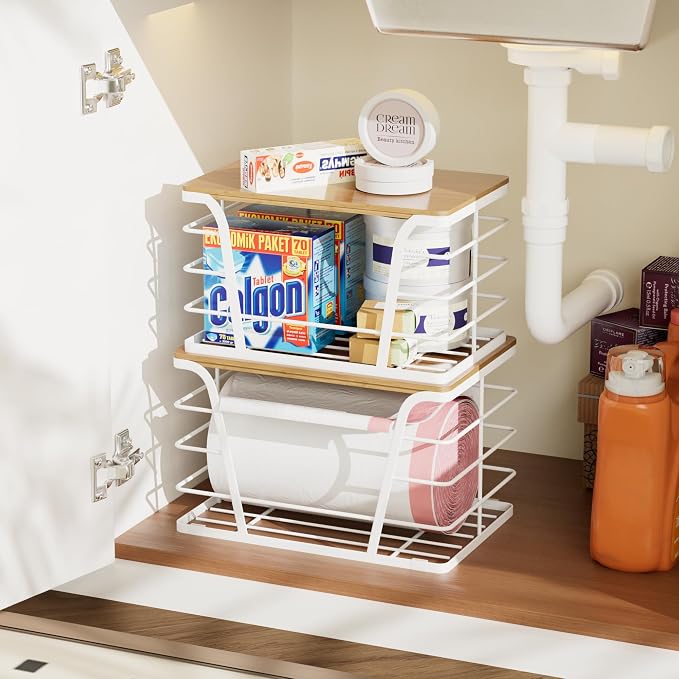 Extra Large 2 Pack Stackable Pantry Organizers - Image 4