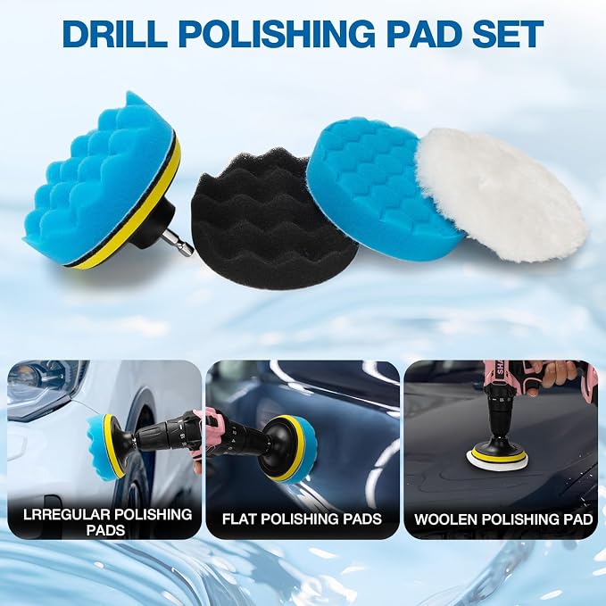 SHALL 28Pcs Car Detailing Kit, Car Detailing Brush Set, Car Wash Cleaning Kit - Image 5
