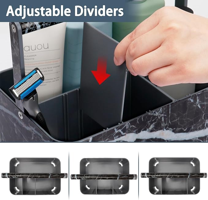 Plastic Shower Caddy Dorm: Portable Bathroom Caddy Organizer - Image 4