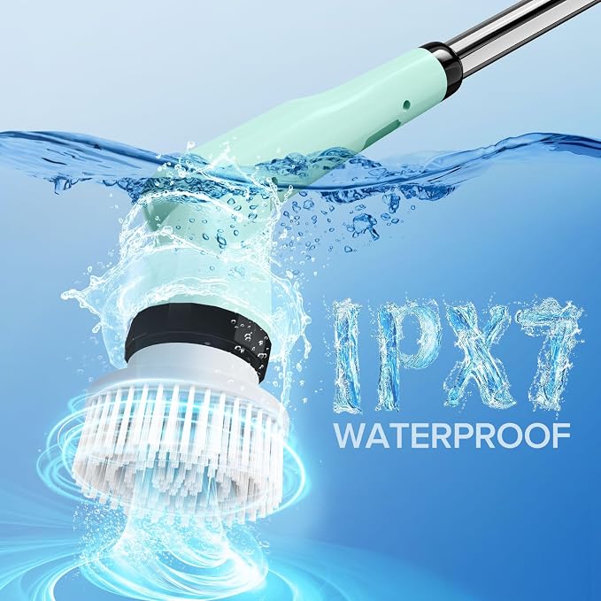 Electric Spin Scrubber, Dreazu IPX7 Bathroom Scrubber - Image 6