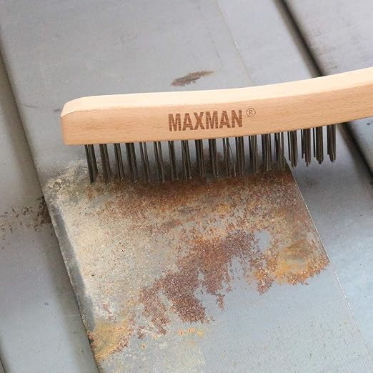 MAXMAN Wire Brush, Heavy Duty Stainless Steel Wire Brushes - Image 5