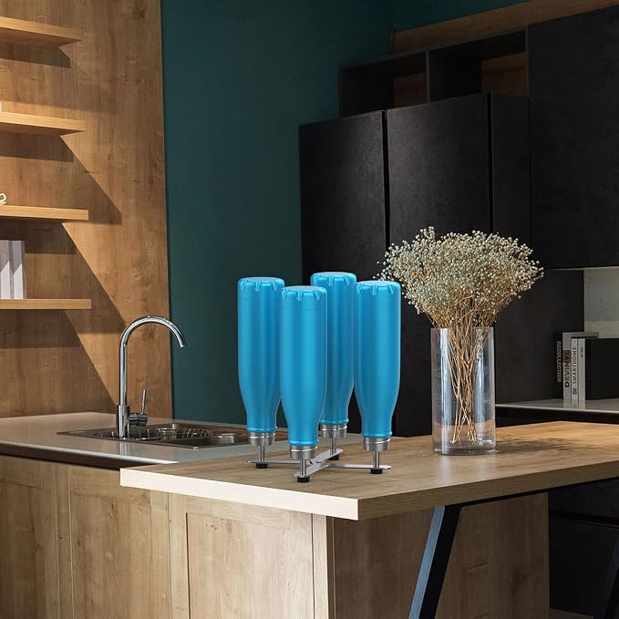 Plastic Bag & Bottle Drying Rack, Collapsible Countertop Stand - Image 5