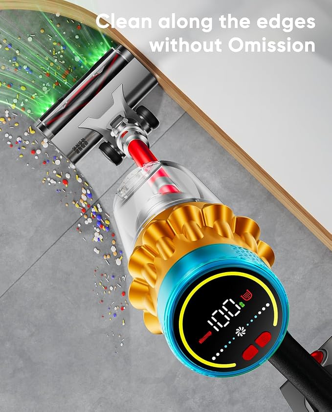 Cordless Vacuum Cleaner, 600W/50KPA, Max 70 Mins Runtime, Self-Standing Vacuum - Image 8