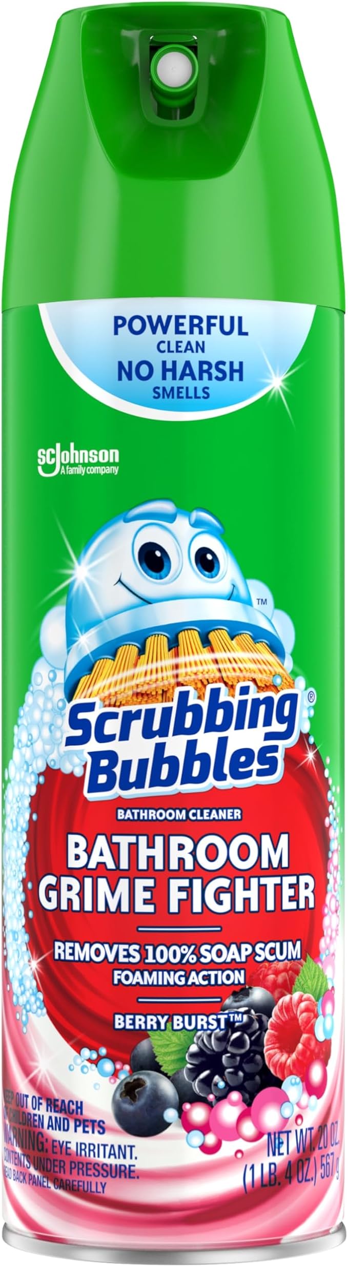 Scrubbing Bubbles Bathroom and Shower Cleaner Aerosol, Foaming Action Bathroom by ScrubbingBubbles