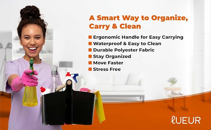 Cleaning Caddy Organizer With Handle – Wearable Bag - Image 2