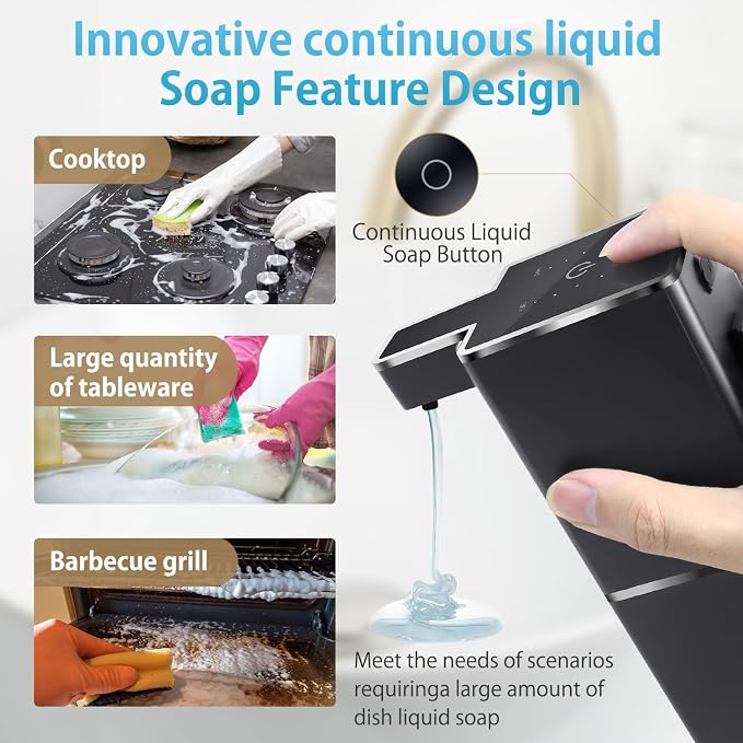 Automatic Liquid Soap Dispenser Touchless Soap Dispenser 380ml/12.8oz - Image 4