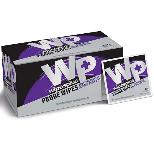 Thermometer Sanitizing Wipes by WIPESPLUS