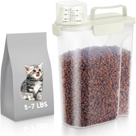 LEAWALK 5Lbs Dog Cat Storage Container Portable by LEAWALK