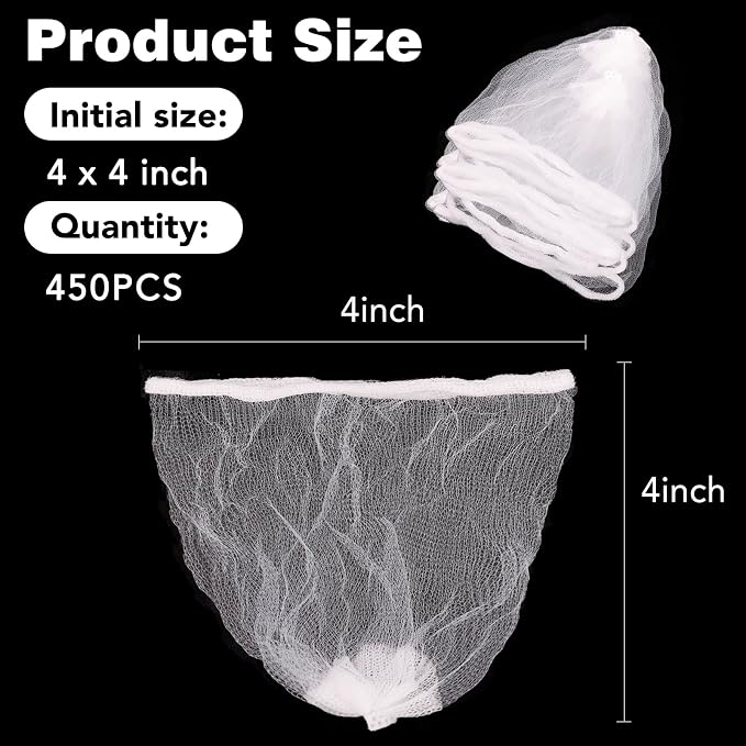 450 PCS Kitchen Sink Strainer Mesh Bag Suitable - Image 6