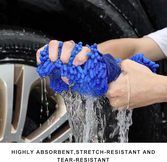 Microfiber Car Wash Sponge, Scratch-Free Vehicle Washing Mitt - Image 5