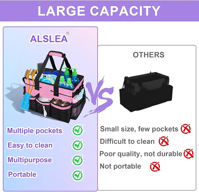 Cleaning Caddy Bag Heavy-Duty Organizer Tote - Image 4