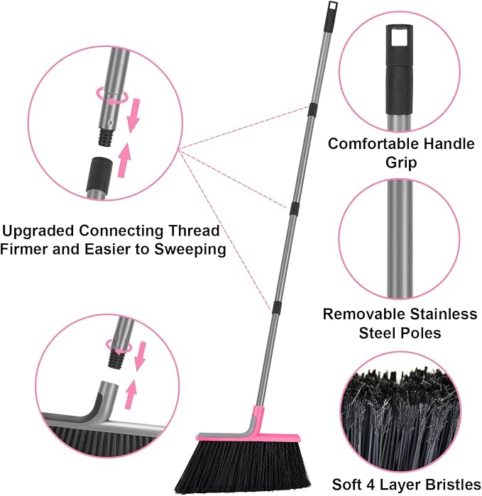 KeFanta Heavy Duty Broom, Outdoor Broom - Image 5
