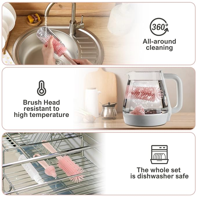 6 in 1 Baby Bottle Cleaner Set - Image 5