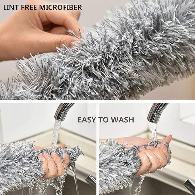 DELUX Microfiber Feather Duster Extendable Duster - Image 7