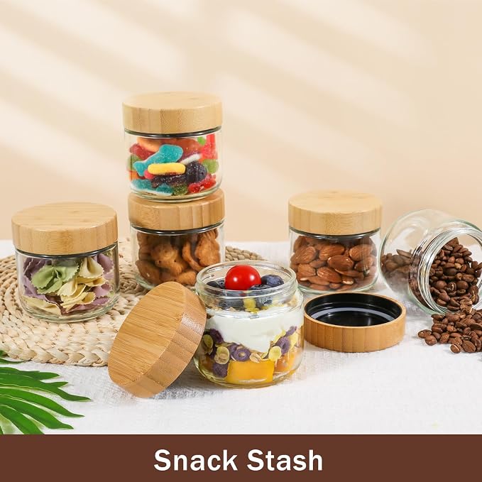 OcePor 4 Pack 10oz Glass Jars - Image 6