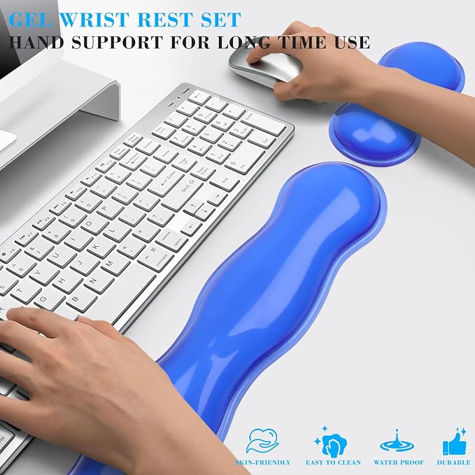 Gel Wrist Rest for Keyboard and Mouse, Wrist Rest for Keyboard, Mouse Wrist - Image 6