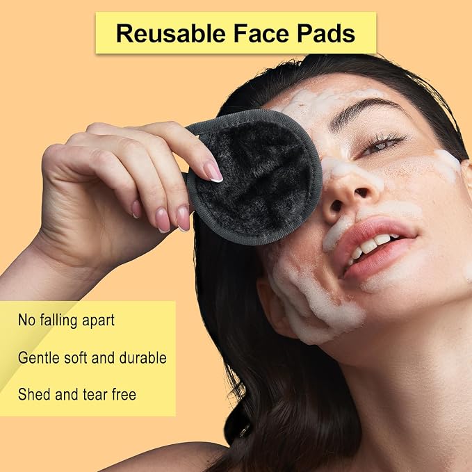 Nugilla 18 Packs Reusable Makeup Remover Pads - Image 3