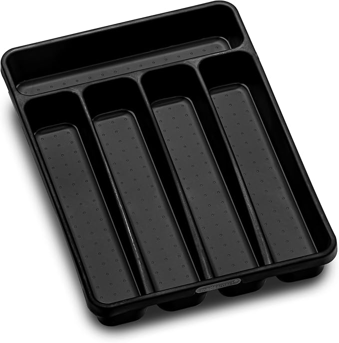 madesmart Classic Mini Silverware Tray Soft Grip, Non-Slip Kitchen Drawer - Image 3