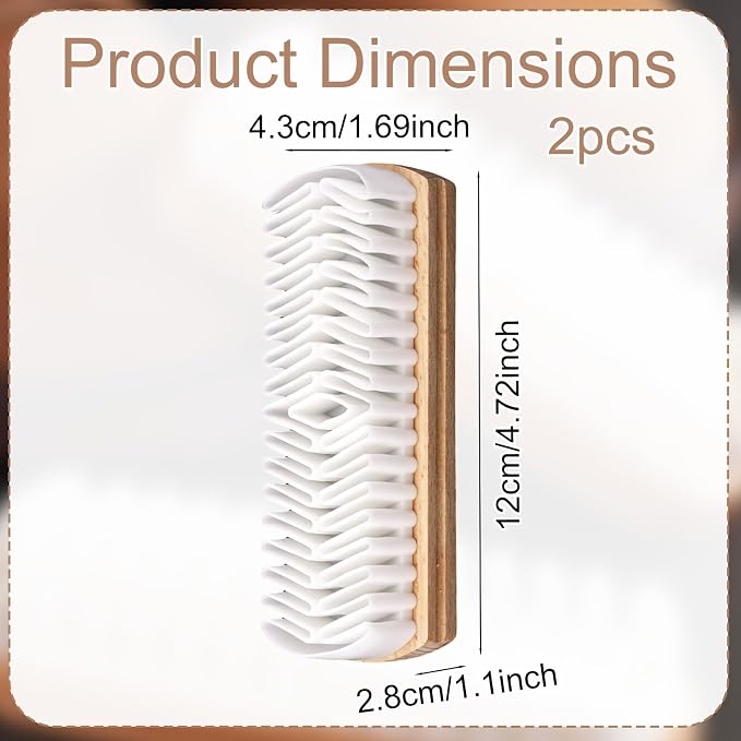 2pcs Suede Shoes Brush, Durable Suede Cleaning Cleaner Brush - Image 2