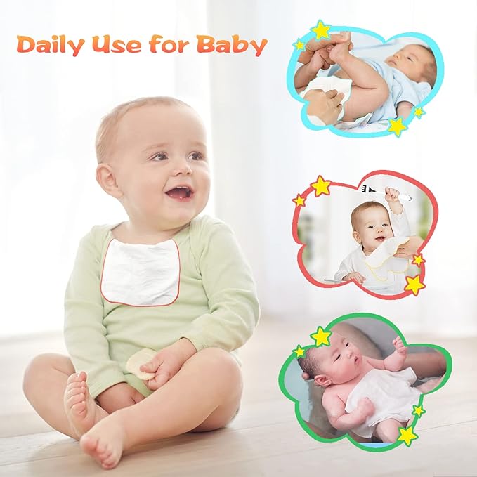54 Packs Flannel Cloth Baby Wipes - Image 4