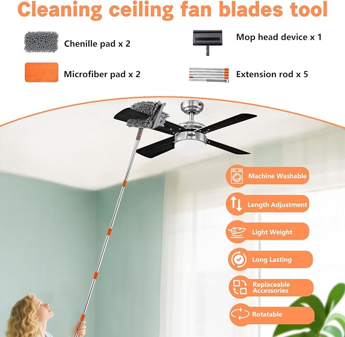 Ceiling Fan Cleaner Duster - Image 6