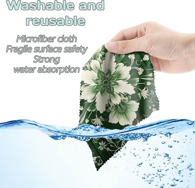 6 PCS Glasses Cleaning Cloth Eyeglass Lens Microfiber Cleaning Cloth Reusable - Image 6