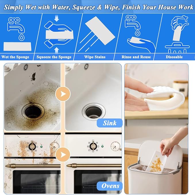 Magic Sponge Eraser Sheets, Hard-to-Reach Places - Image 2