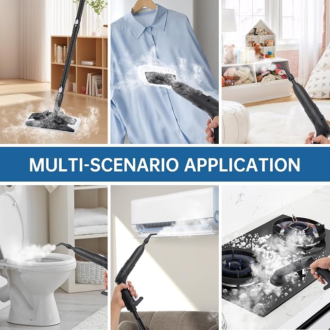 Steam Cleaner, Powerful Heavy Duty Canister Steamer - Image 6