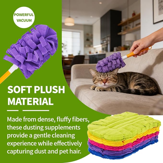 360° Electrostatic Duster Refills, Reusable & Washable Pads - Image 6